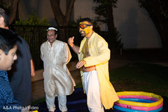 Indian groom having a nice time Indian groom having a nice time