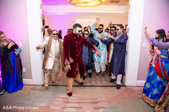 Groomsmen making their entrance Groomsmen making their entrance