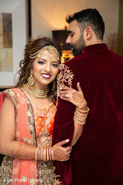 Indian bride looking at the camera Indian bride looking at the camera