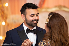 Indian groom staring at the beautiful bride Indian groom staring at the beautiful bride