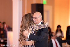 Maharani hugging her father Maharani hugging her father