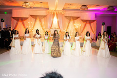 Indian bride with the beautiful bridesmaids Indian bride with the beautiful bridesmaids