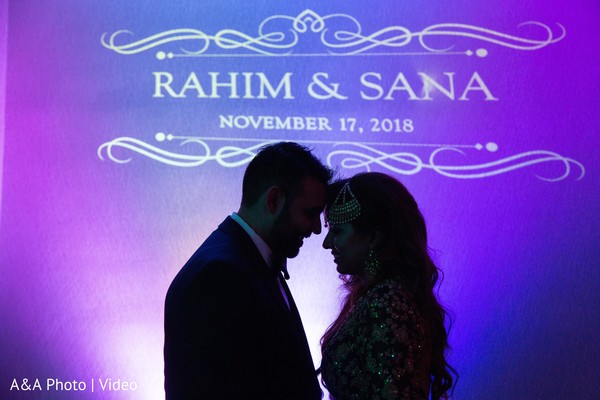 Stunning capture of the newlyweds