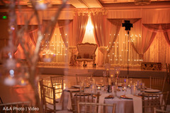 Lighting decor details of the reception Lighting decor details of the reception