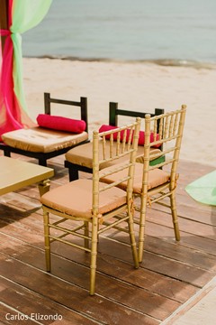 Chair setup under the mandap Chair setup under the mandap
