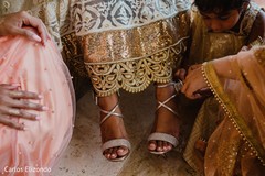 Maharani's shoe details Maharani's shoe details