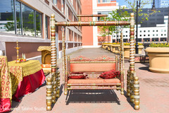 Marvelous Indian wedding swing seat decor. Marvelous Indian wedding swing seat decor.