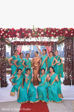 See this lovely Indian bride with bridesmaids photo session. See this lovely Indian bride with bridesmaids photo session.