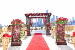 Incredible Indian wedding aisle decoration. Incredible Indian wedding aisle decoration.