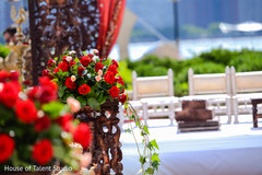 Lovely Indian wedding ceremony roses decoration. Lovely Indian wedding ceremony roses decoration.