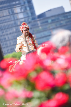 Elegant Indian groom riding baraat white horse. Elegant Indian groom riding baraat white horse.
