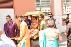 Indian bride on her palanquin to her wedding ceremony. Indian bride on her palanquin to her wedding ceremony.
