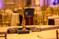 Elegant Indian wedding reception table numbers. Elegant Indian wedding reception table numbers.