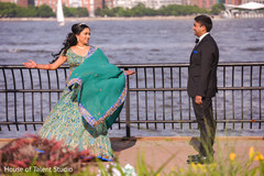 Adorable Indian bride looking at groom. Adorable Indian bride looking at groom.