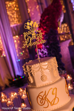 Marvelous Indian wedding reception cake. Marvelous Indian wedding reception cake.