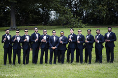 Indian groom and groomsmen posing Indian groom and groomsmen posing