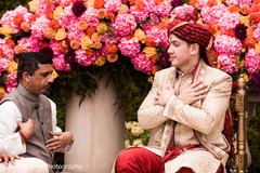 See this charming indian groom waiting for his bride at ceremony. See this charming indian groom waiting for his bride at ceremony.