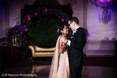 Sweet Indian couple having their first dance. Sweet Indian couple having their first dance.