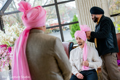 Indian groom getting ready Indian groom getting ready