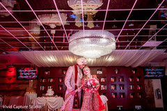 Indian groom and bride having a romantic moment Indian groom and bride having a romantic moment
