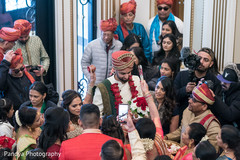 Indian groom making his grand entrance Indian groom making his grand entrance
