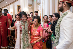 Maharani and special guest hugging Maharani and special guest hugging
