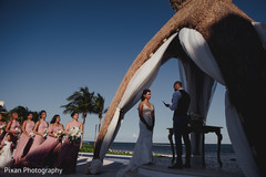 Indian couple saying their vows. Indian couple saying their vows.
