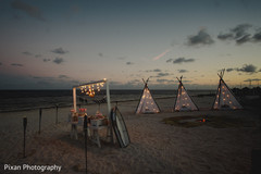 Incredible by the beach reception setup. Incredible by the beach reception setup.