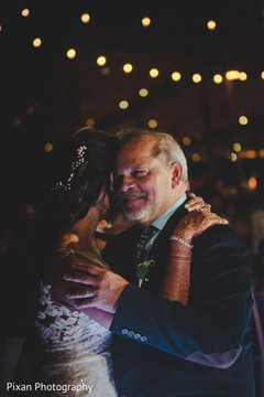 Sweet indian bride dancing with her father. Sweet indian bride dancing with her father.