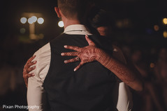 Indian bride hugging groom. Indian bride hugging groom.