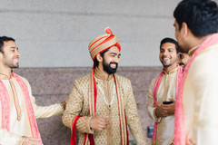 Indian groom and groomsmen Indian groom and groomsmen