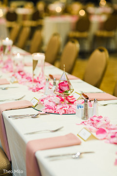 Details of the tables at the reception Details of the tables at the reception