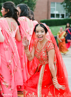 Indian bride before the ceremony Indian bride before the ceremony