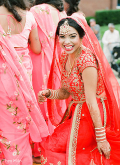 Maharani moments before the ceremony Maharani moments before the ceremony