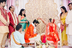 Indian groom during the rituals Indian groom during the rituals