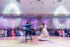 Indian bride and groom at the reception Indian bride and groom at the reception