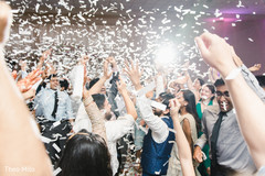 Joyful reception moments Joyful reception moments