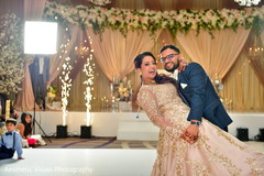 Maharani wearing the lengha at the reception Maharani wearing the lengha at the reception