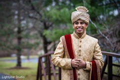 Indian groom posing for pictures Indian groom posing for pictures