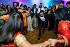 Groom performing with guests Groom performing with guests