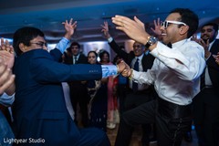 Indian groom having a blast with guests Indian groom having a blast with guests