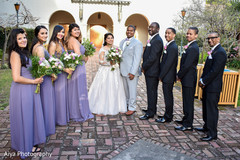 Outdoor Indian couple with bridesmaids and groomsmen photo shoot Outdoor Indian couple with bridesmaids and groomsmen photo shoot