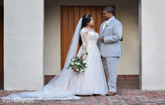 Tender Indian bride and groom shot. Tender Indian bride and groom shot.