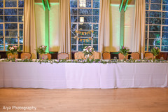 Astonishing indian couple's wedding reception table decor. Astonishing indian couple's wedding reception table decor.