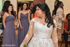 Sweet Indian bride at her reception party. Sweet Indian bride at her reception party.