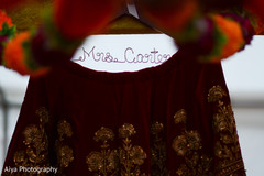 Marvelous capture of indian bridal lehenga hanger. Marvelous capture of indian bridal lehenga hanger.