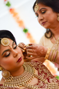 Special capture of Indian bride getting ready. Special capture of Indian bride getting ready.