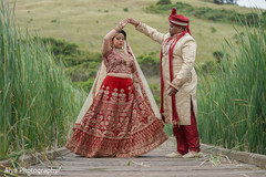 Indian groom admiring bride. Indian groom admiring bride.