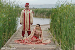 Indian bride and groom outdoors capture. Indian bride and groom outdoors capture.