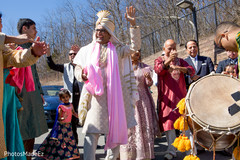 Raja during baraat Raja during baraat